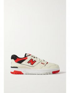 550 mesh-trimmed leather sneakers 550 mesh-trimmed leather sneakers