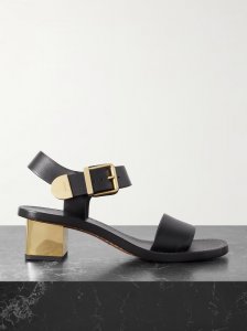 Rebecca embellished leather sandals Rebecca embellished leather sandals