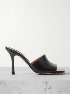 Leather mules Leather mules