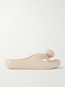 + Paula's Ibiza Pebble logo-embossed rubber flip flops + Paula's Ibiza Pebble logo-embossed rubber flip flops