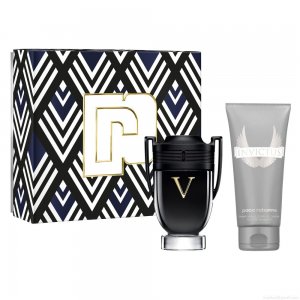 Kit Perfume Paco Rabanne Invictus Victory Masculino Eau de Parfum 100 ml + Gel de Banho 100 ml Kit Perfume Paco Rabanne Invictus Victory Masculino Eau de Parfum 100 ml + Gel de Banho 100 ml