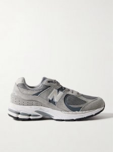 2002R leather-trimmed mesh and suede sneakers 2002R leather-trimmed mesh and suede sneakers