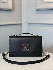 Louis Vuitton Lockme Clutch Black Louis Vuitton Lockme Clutch Black