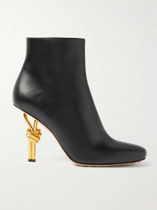 Knot leather ankle boots Knot leather ankle boots