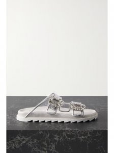 Slidy Viv Strass crystal-embellished PVC slides Slidy Viv Strass crystal-embellished PVC slides