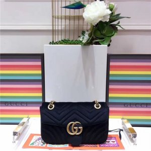 Gucci GG Marmont Velvet Small Shoulder Bag (Varied Colors) Gucci GG Marmont Velvet Small Shoulder Bag (Varied Colors)