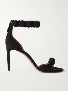 La Bombe 90 studded suede sandals La Bombe 90 studded suede sandals