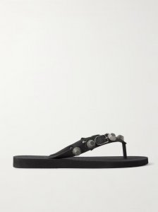 Cagole embellished rubber flip flops Cagole embellished rubber flip flops