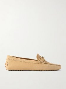 Gommino embellished suede loafers Gommino embellished suede loafers