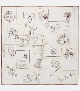 Loro PianaLP Elements silk scarf Loro PianaLP Elements silk scarf