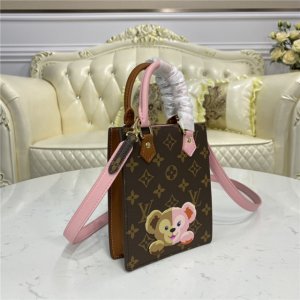 Louis Vuitton Petit SAC Plat Monogram Canvas Bear Louis Vuitton Petit SAC Plat Monogram Canvas Bear
