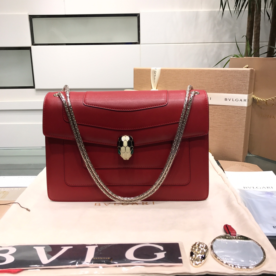 BULGARI HANDBAG red BULGARI HANDBAG red