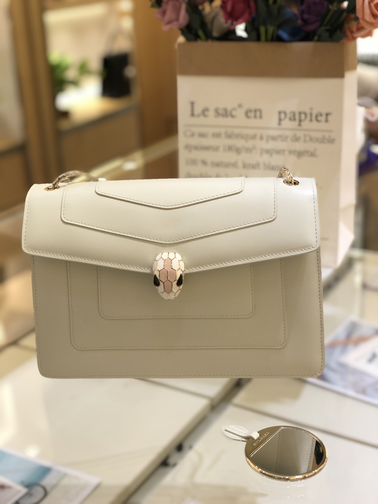 BULGARI HANDBAG White BULGARI HANDBAG White
