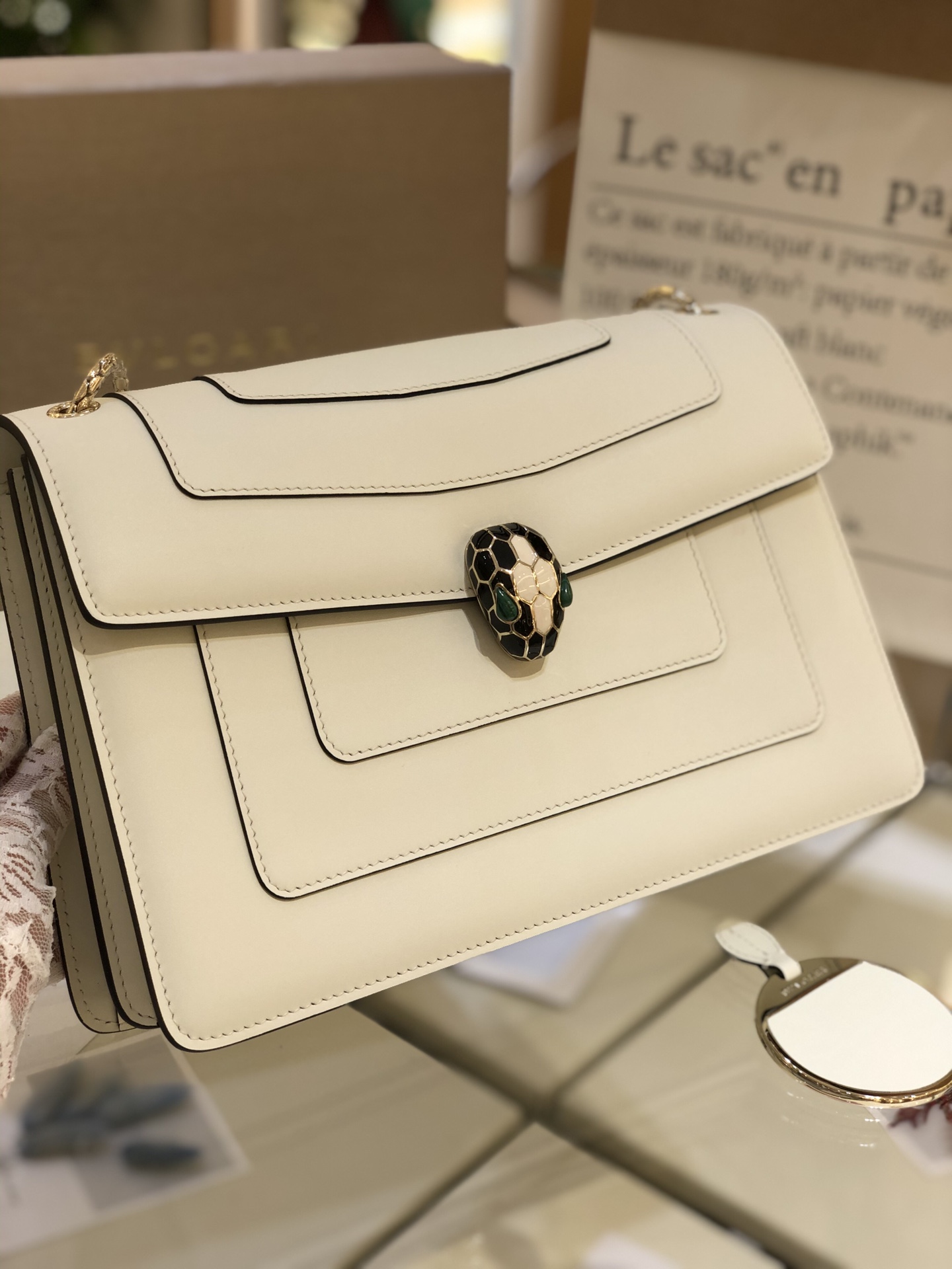 BULGARI HANDBAG White BULGARI HANDBAG White