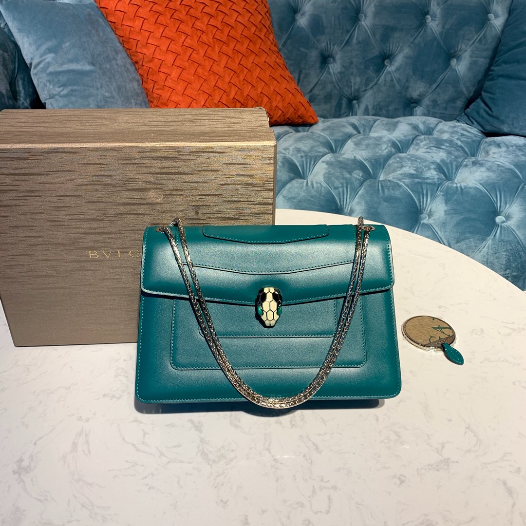BULGARI HANDBAG Emerald Green BULGARI HANDBAG Emerald Green