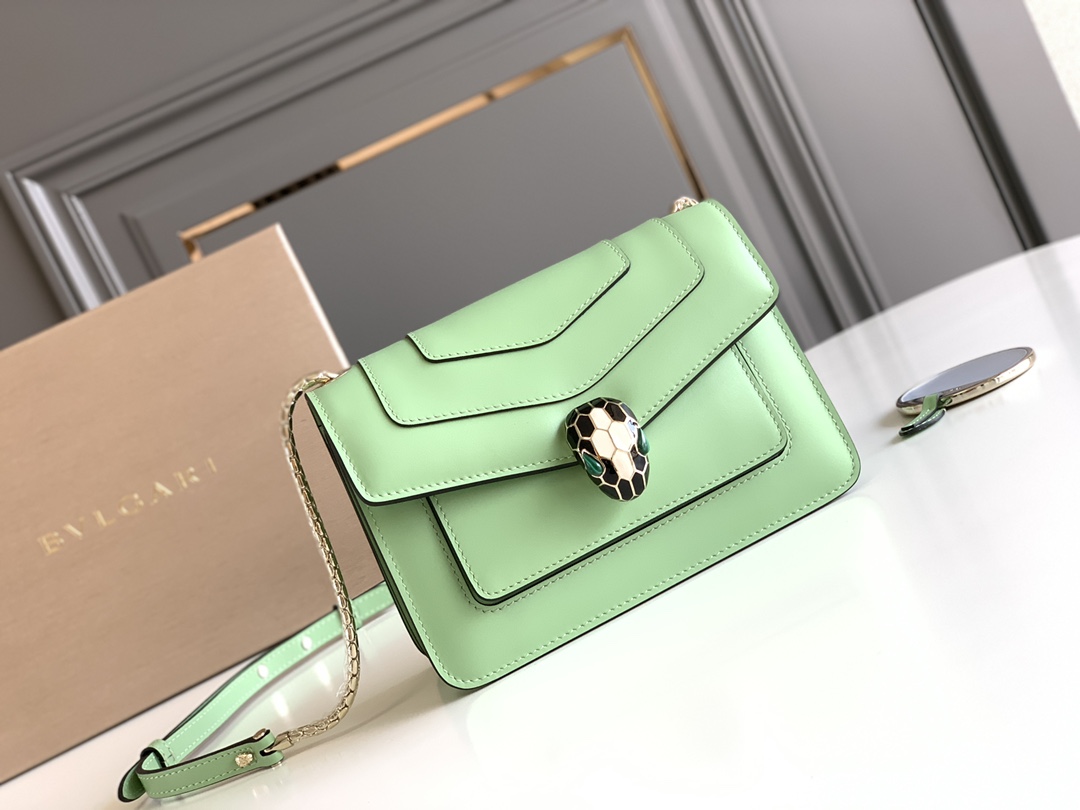 BULGARI CROSSBODY BAG Mint Green BULGARI CROSSBODY BAG Mint Green