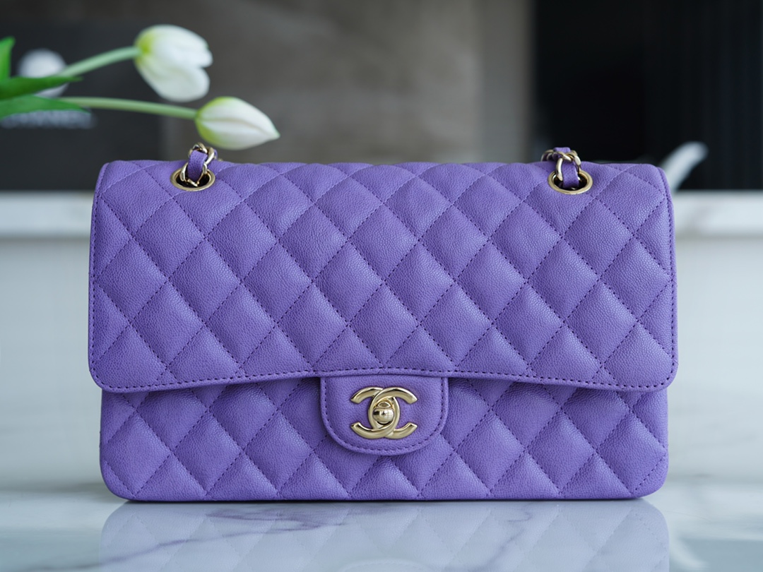 CHANEL HANDBAG purple CHANEL HANDBAG purple