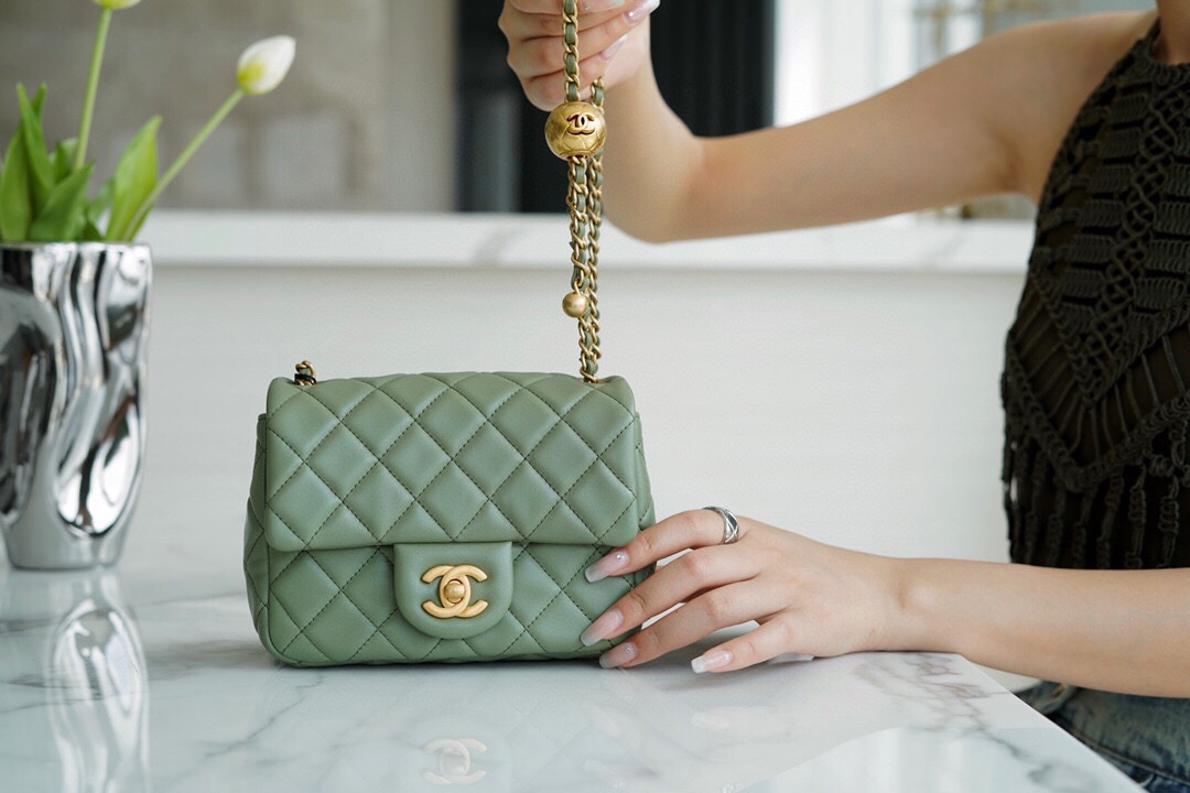 CHANEL HANDBAG green CHANEL HANDBAG green