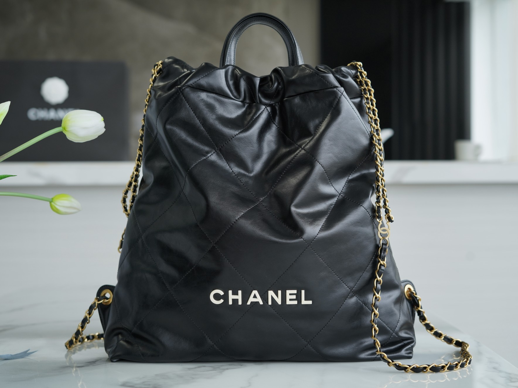 CHANEL backpack black CHANEL backpack black