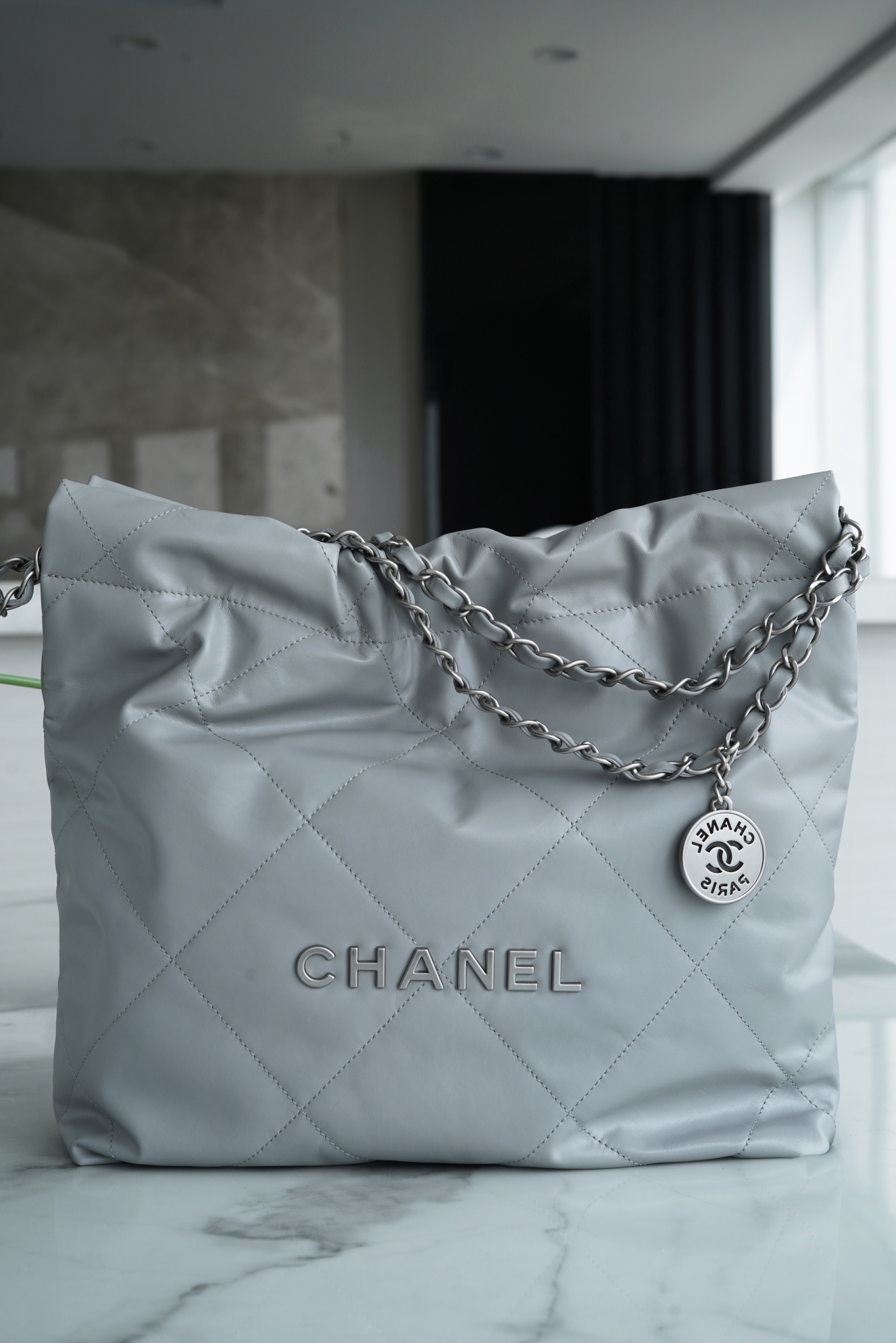 CHANEL HANDBAG Gray CHANEL HANDBAG Gray