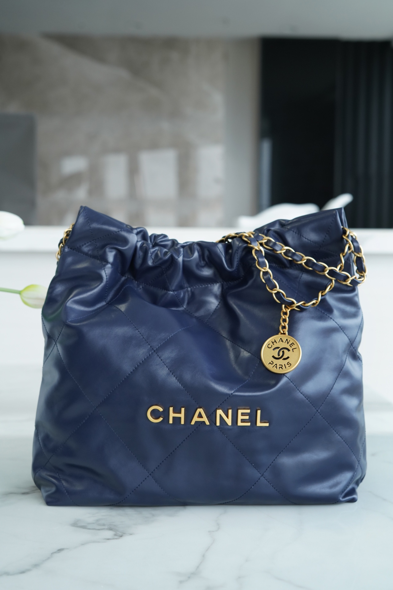 CHANEL HANDBAG Deep blue CHANEL HANDBAG Deep blue