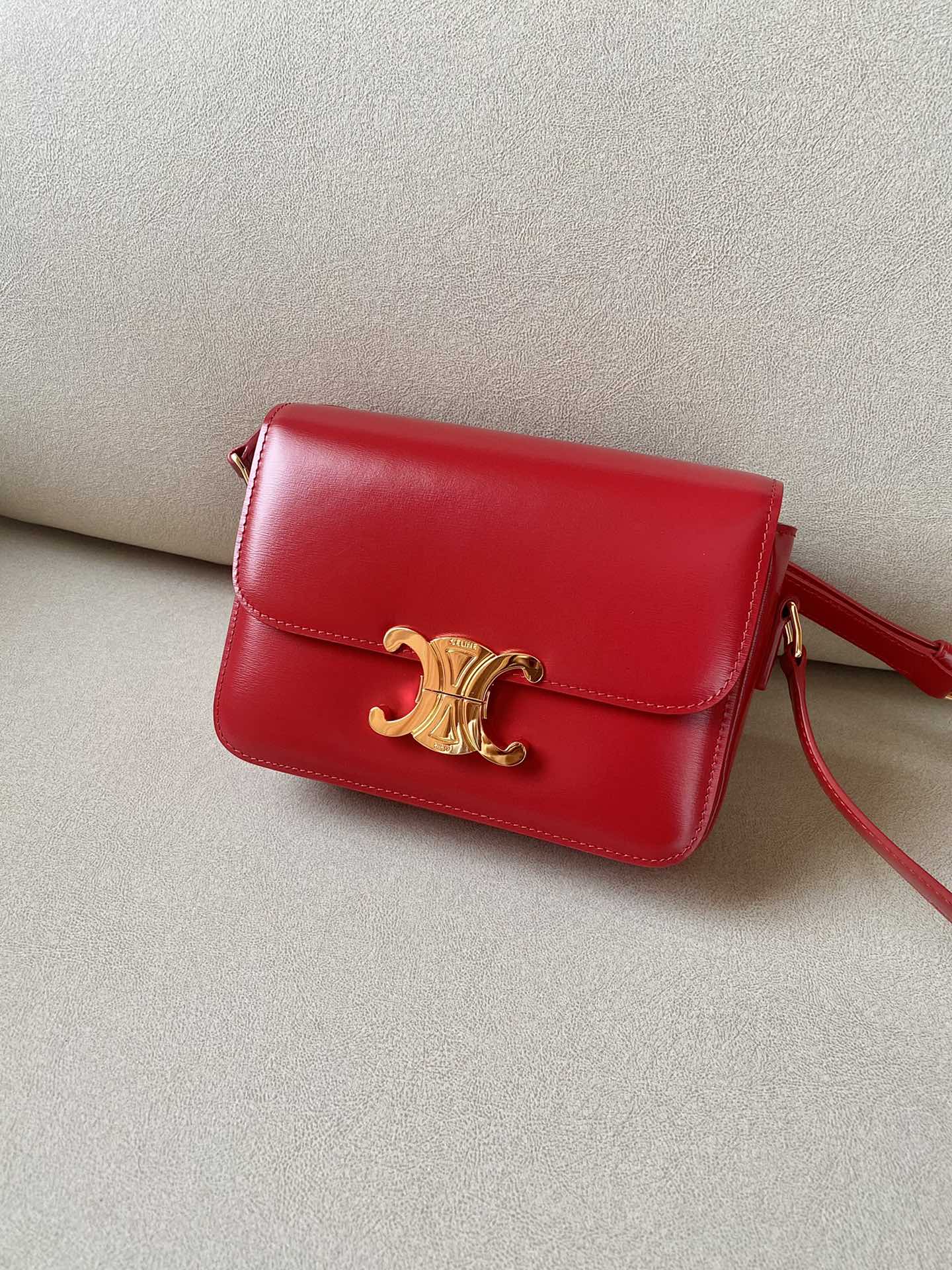 CELINE CROSSBODY BAG red CELINE CROSSBODY BAG red