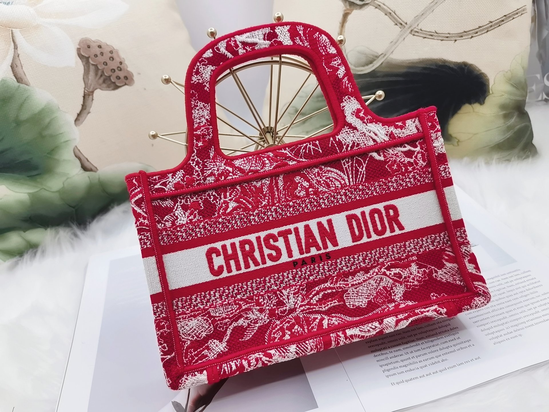DIOR BOOK TOTE BAG DIOR BOOK TOTE BAG