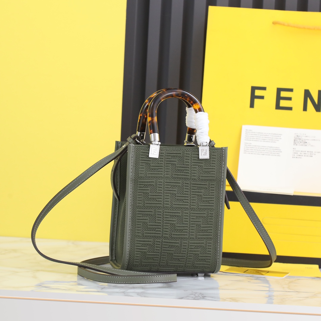 FENDI HANDBAG Army green FENDI HANDBAG Army green
