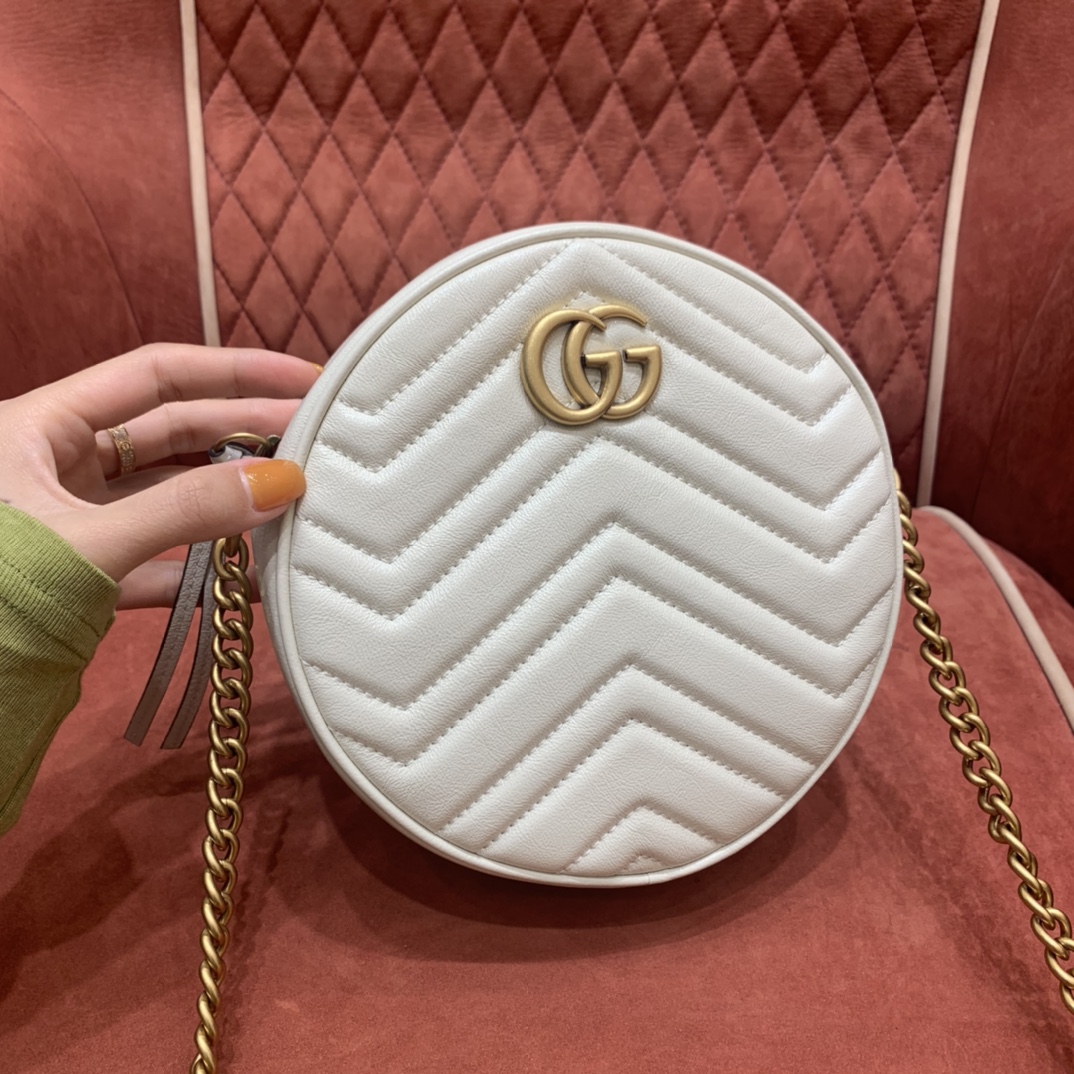 GG MARMONT SERIES ROUND MINI SHOULDER BAG GG MARMONT SERIES ROUND MINI SHOULDER BAG