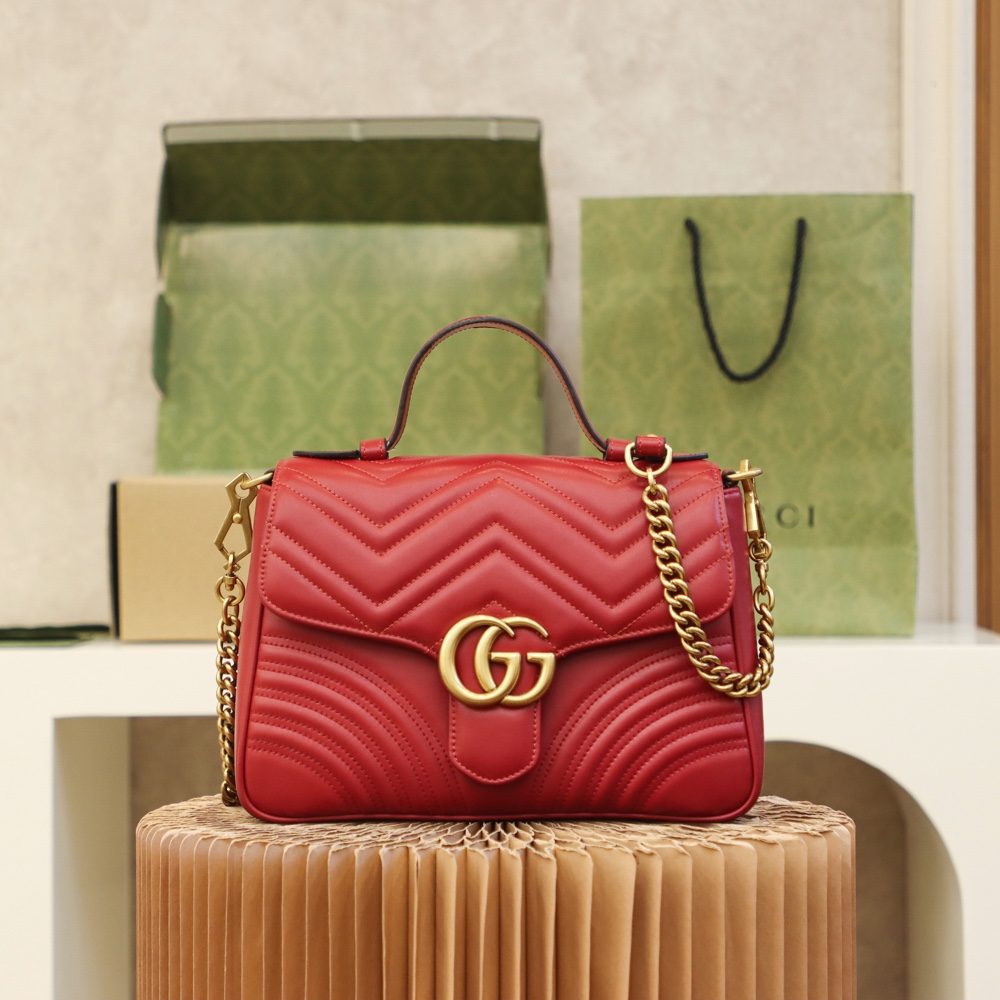 GG MARMONT MINI TOP HANDLE BAG GG MARMONT MINI TOP HANDLE BAG