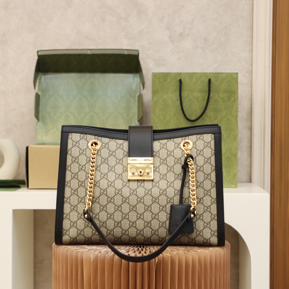 GUCCI PADLOCK MEDIUM GG SHOULDER BAG GUCCI PADLOCK MEDIUM GG SHOULDER BAG
