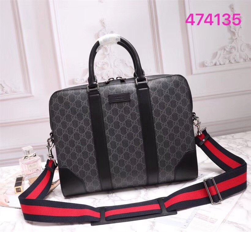 Replica Gucci GG Black briefcase Replica Gucci GG Black briefcase