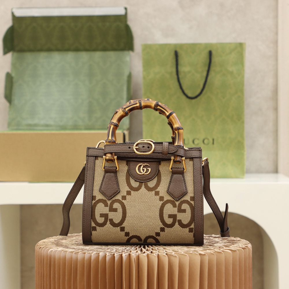 GUCCI DIANA JUMBO GG MINI TOTE BAG GUCCI DIANA JUMBO GG MINI TOTE BAG