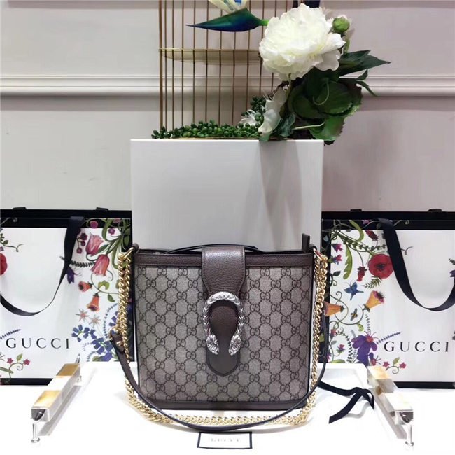 Gucci Dionysus Medium GG Bucket Bag GG Supreme Gucci Dionysus Medium GG Bucket Bag GG Supreme