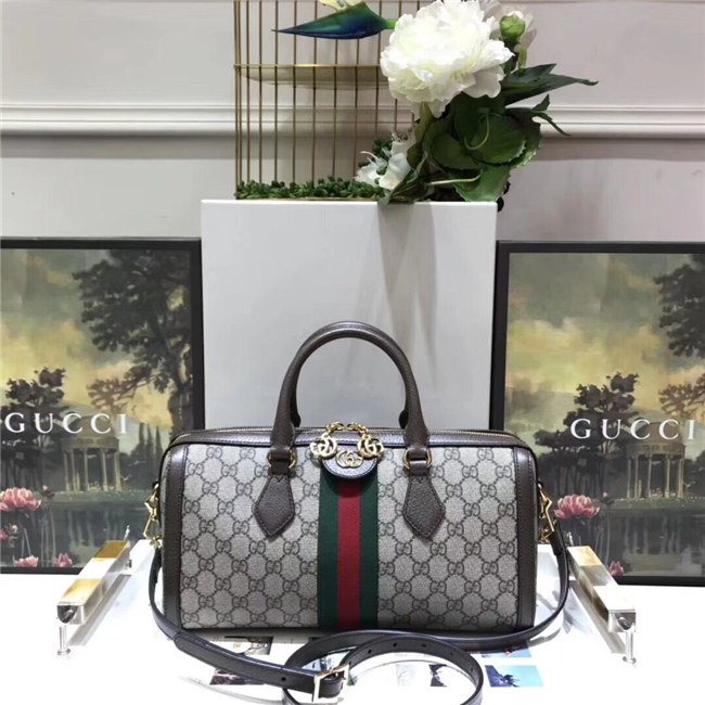 Gucci Ophidia GG Medium Top Handle Bag GG Supreme Canvas Gucci Ophidia GG Medium Top Handle Bag GG Supreme Canvas
