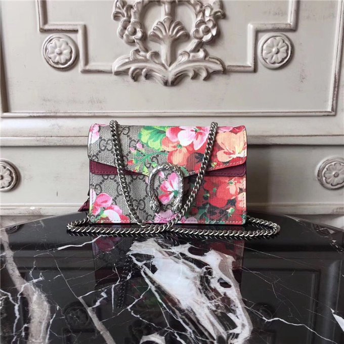 Gucci Dionysus Super Mini Bag Red Blooms Gucci Dionysus Super Mini Bag Red Blooms