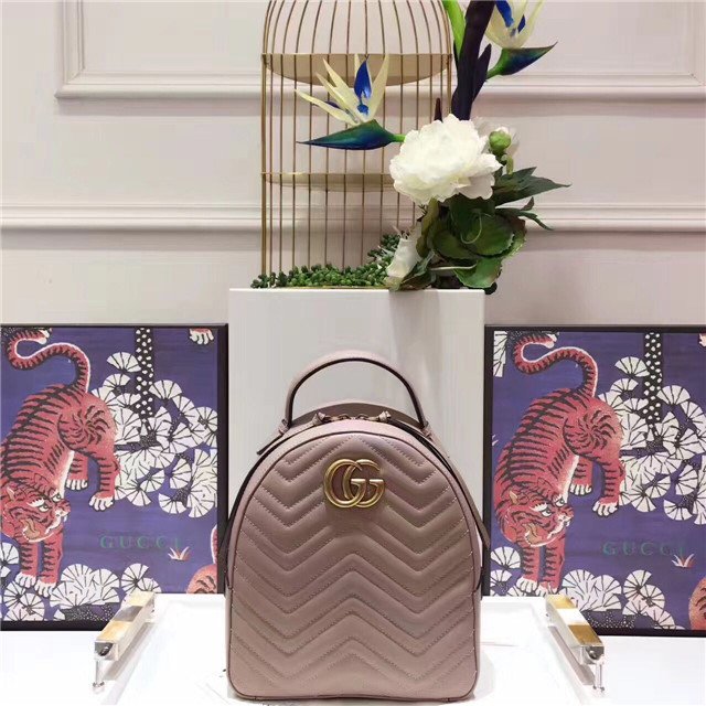 Gucci GG Marmont Quilted Leather Backpack (Varied Colors) Gucci GG Marmont Quilted Leather Backpack (Varied Colors)