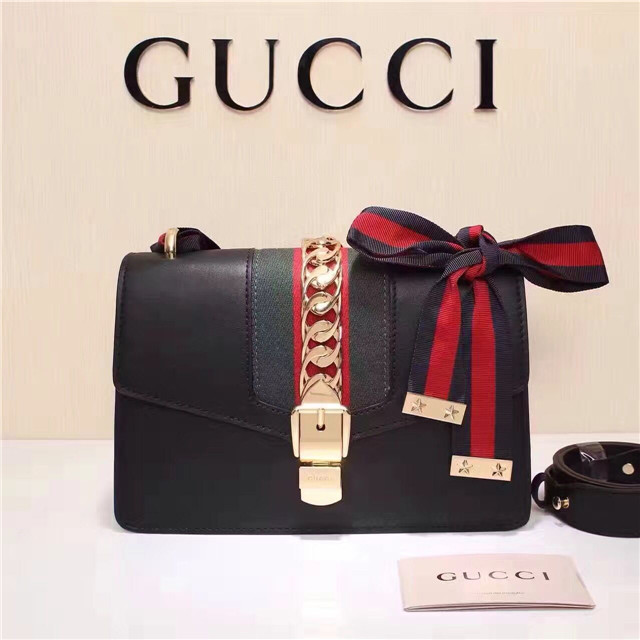 Gucci Sylvie Leather Mini Bag (Varied Colors) Gucci Sylvie Leather Mini Bag (Varied Colors)