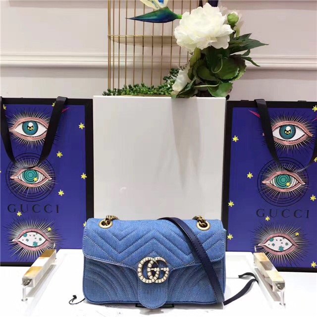 Gucci GG Marmont Matelasse Small Shoulder Bag Velvet (Varied Colors) Gucci GG Marmont Matelasse Small Shoulder Bag Velvet (Varied Colors)