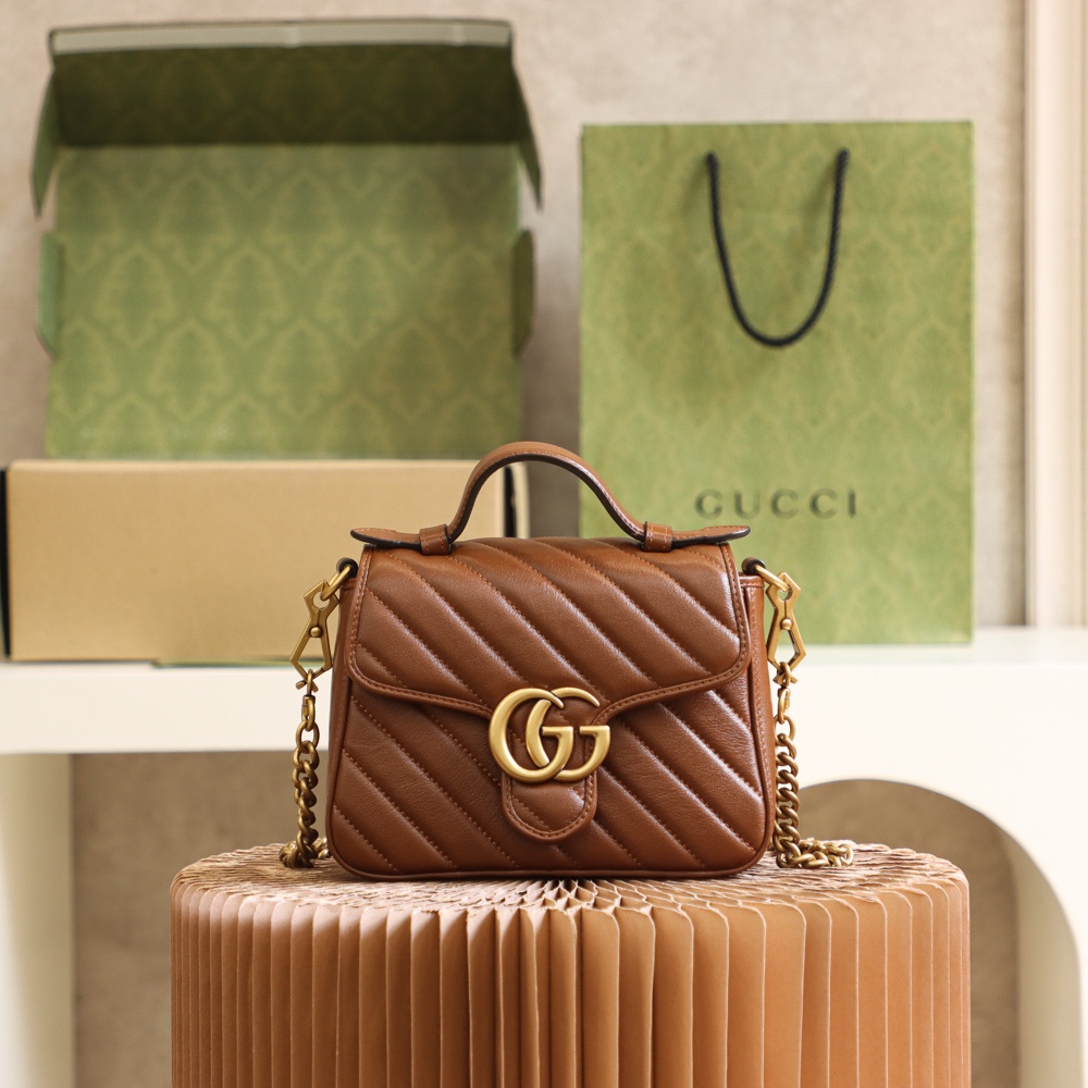 Gucci GG Marmont Top Handle Bag Gucci GG Marmont Top Handle Bag