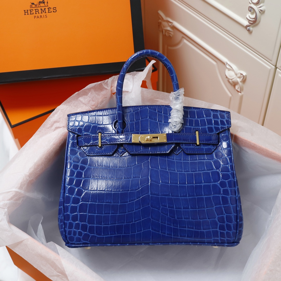 HERMES HANDBAG blue HERMES HANDBAG blue
