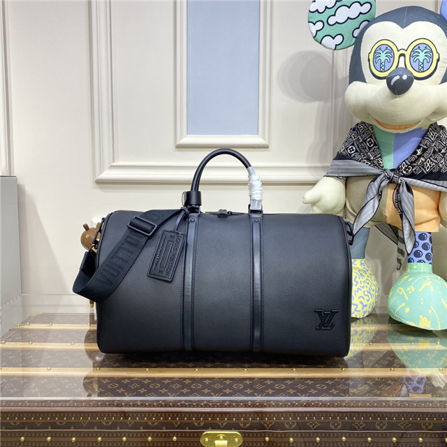 Louis Vuitton Aerogram Keepall Bandouliere 50 Black Louis Vuitton Aerogram Keepall Bandouliere 50 Black