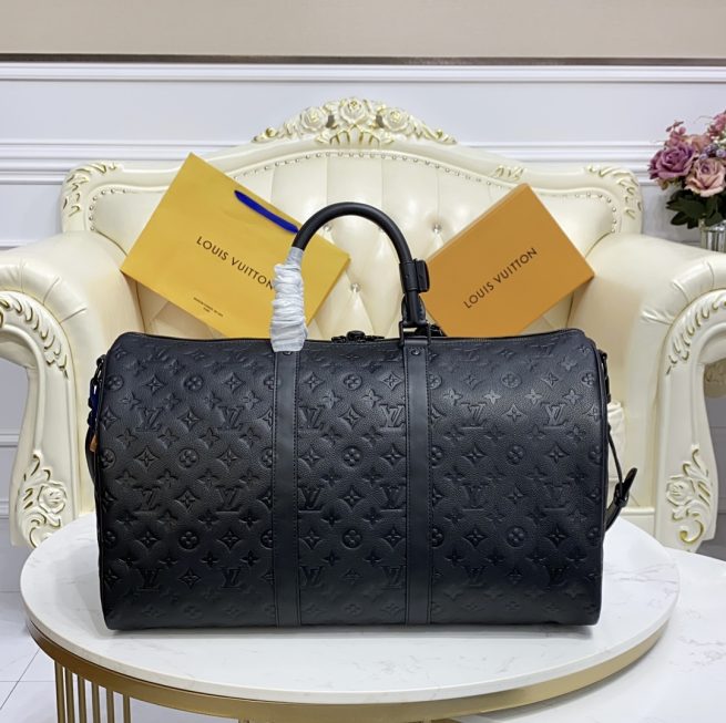 Louis Vuitton Keepall Bandouliere 50 Taurillon Monogram Louis Vuitton Keepall Bandouliere 50 Taurillon Monogram