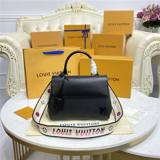 Louis Vuitton Cluny BB Epi Leather Black Louis Vuitton Cluny BB Epi Leather Black