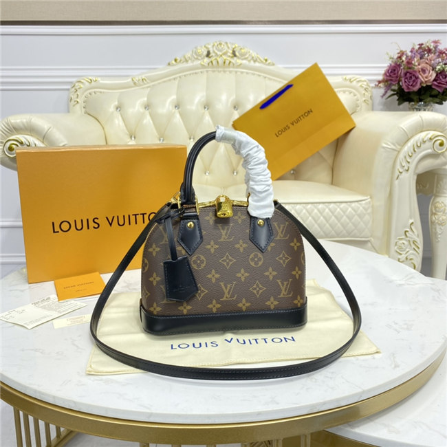 Louis Vuitton Alma Monogram Canvas BB Black Louis Vuitton Alma Monogram Canvas BB Black