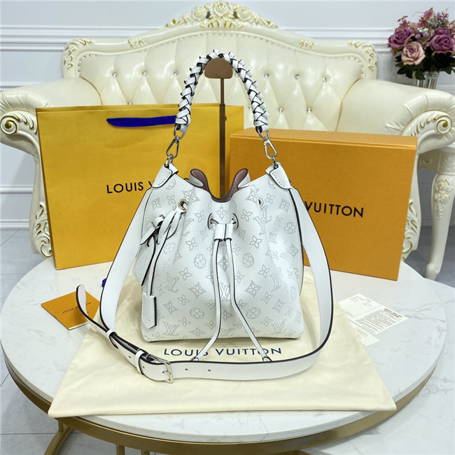 Louis Vuitton Muria Bucket Bag White Louis Vuitton Muria Bucket Bag White