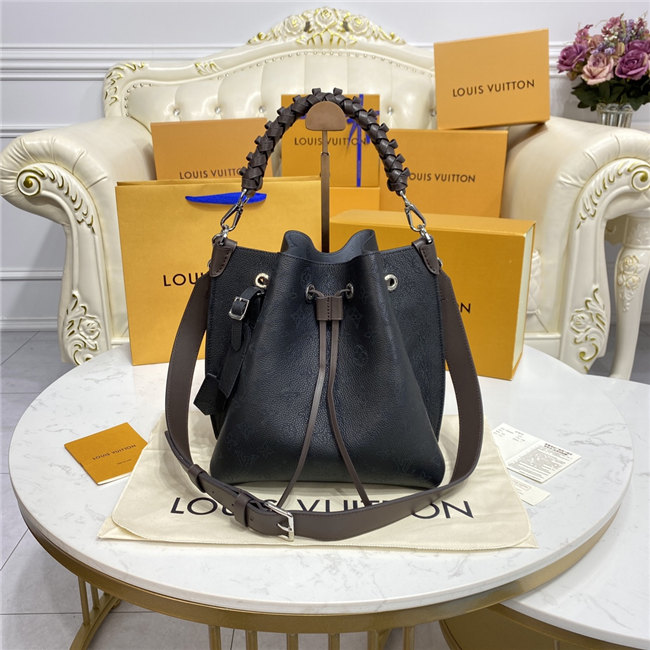 Louis Vuitton Muria Bucket Bag Black Louis Vuitton Muria Bucket Bag Black