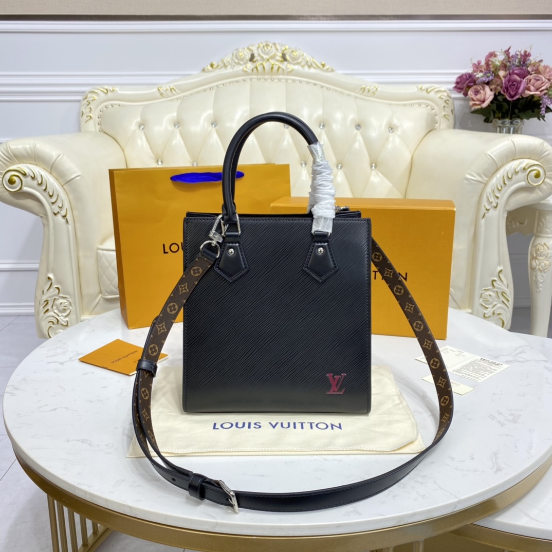 Louis Vuitton Sac Plat BB Epi Leather Louis Vuitton Sac Plat BB Epi Leather