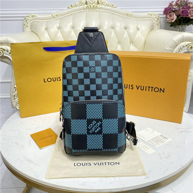 Louis Vuitton Avenue Slingbag Aqua Green Louis Vuitton Avenue Slingbag Aqua Green