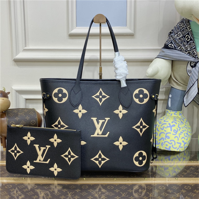 Louis Vuitton Neverfull MM Monogram Empreinte M58907 Louis Vuitton Neverfull MM Monogram Empreinte M58907
